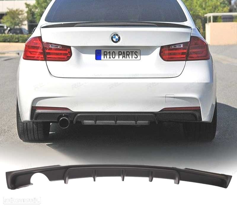 DIFUSOR TRASEIRO BMW F30 F31 LOOK M PERFORMANCE - 1