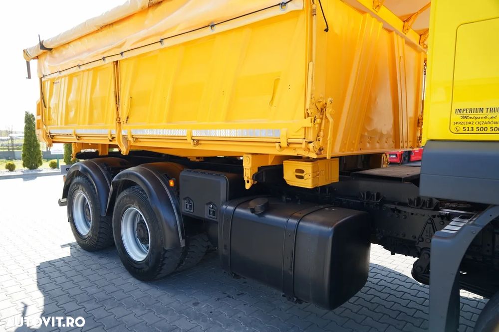 MAN TGA 26.410 / 6x4 / BASCULATOR 3 LATURĂ / MEILLER KIPER / MANUAL / - 20