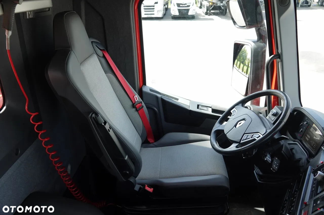 Renault C 430 / 8x4 / SKRZYNIOWY 7 M + HDS PALFINGER PK 24001-K C / WYSÓW 12,5M / STEROWANIE RADIOWE / WIDŁY / ROTATOR / SPROWADZONY - 28