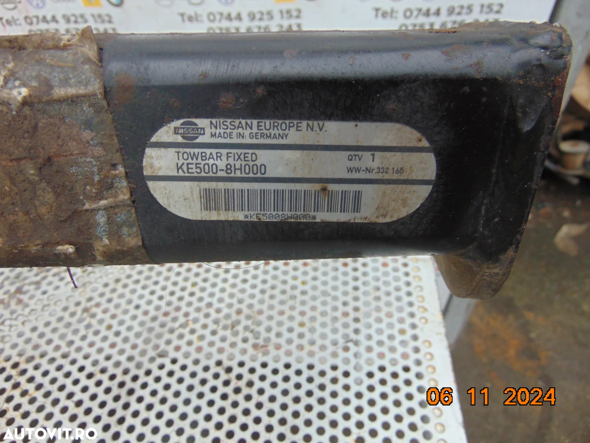 Carlig remorca nissan X Trail 2001-2007 x-trail t30 carlig remorcă - 4