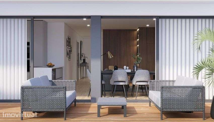 Apartamento T3 Duplex com grande terraço na Praia de Costa Nova - Grande imagem: 2/17