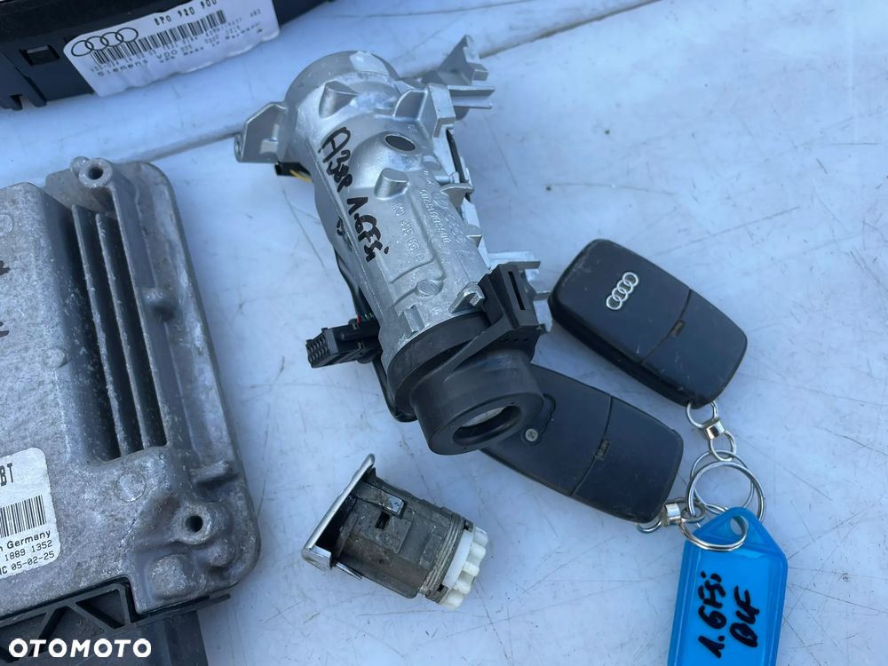 ZESTAW STARTOWY AUDI A3 8P 1.6 FSI BLF STEROWNIK LICZNIK STACYJKA AUDI A3 8P 8P0920900J 03C906056BT 1K0905851B - 4