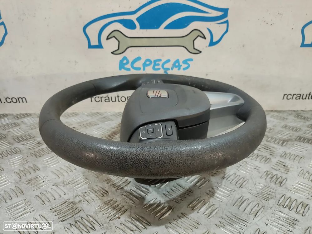 Volante Completo Pele Seat Leon 1P Multifunções - 13