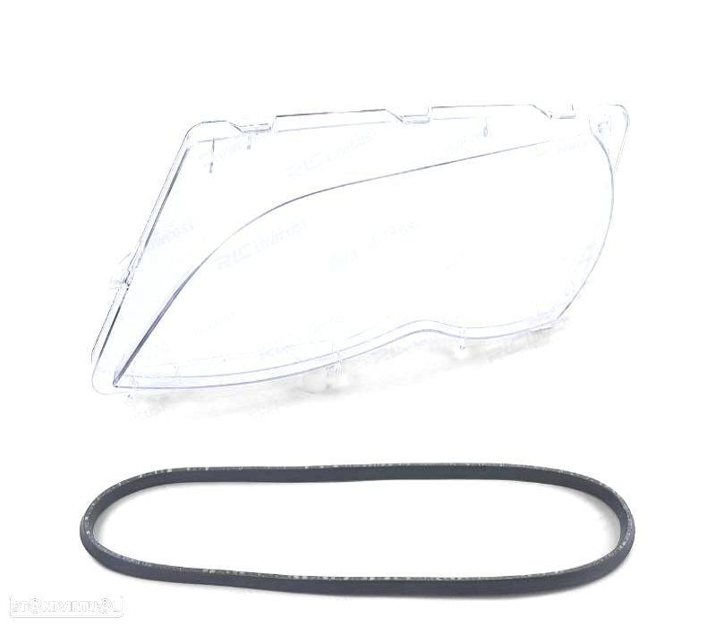 VIDRO FARÓL OPTICA FRONTAL ESQUERDA BMW E46 BERLINA TOURING 01-05 - 3