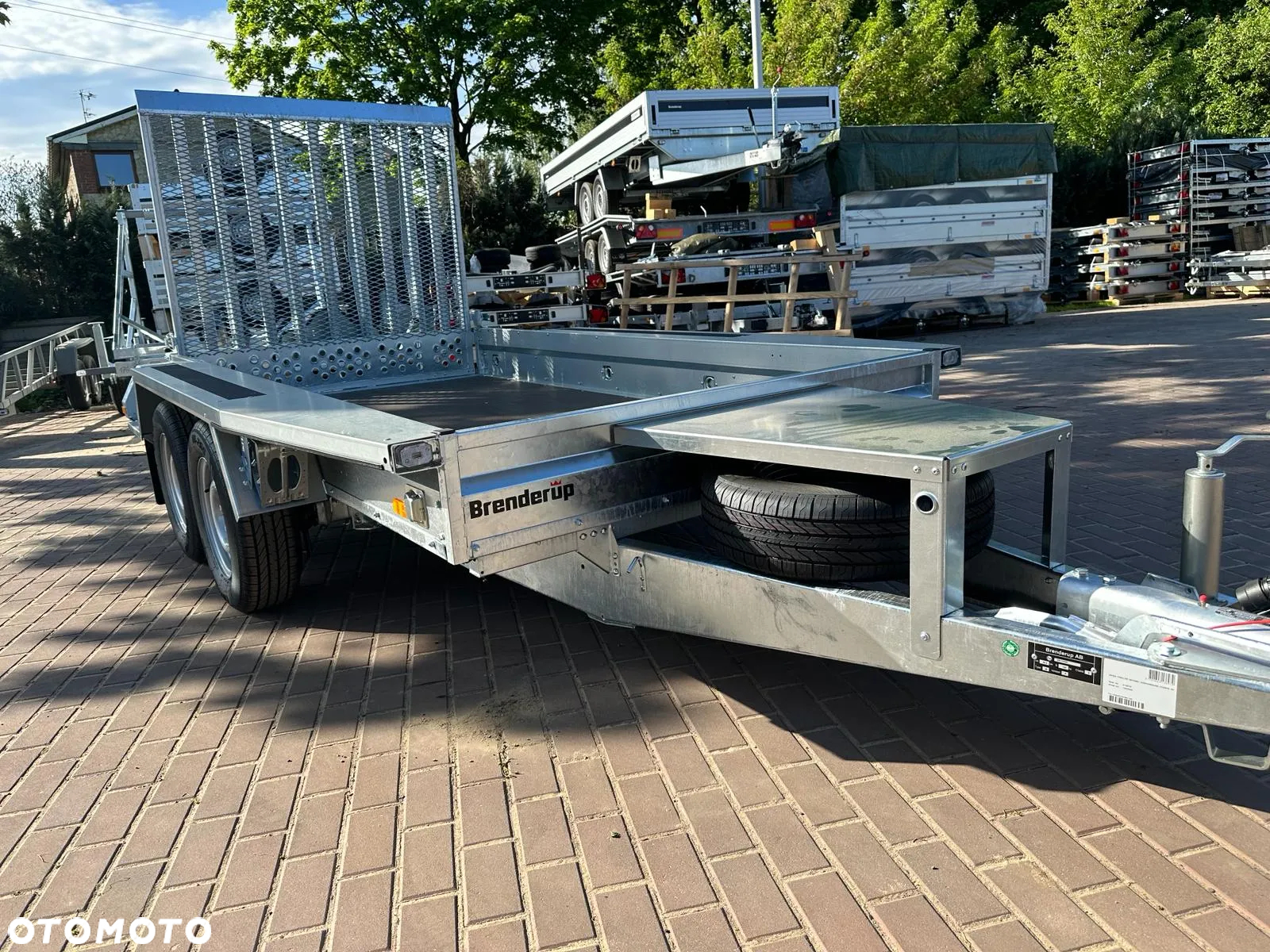Brenderup Przyczepa Brenderup MT3080 308x152x27 2 osie DMC 2700kg Minikoparka Walec - 7