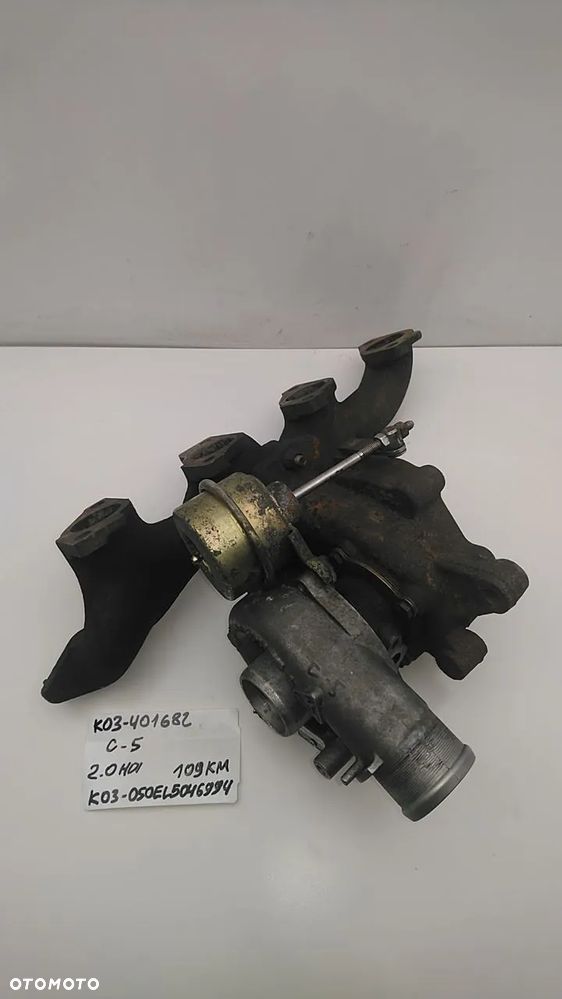 TURBINA 2.0 HDI 90KM 107KM 109KM 206 C5 K03-321246 K03-024DE5029629 - 12