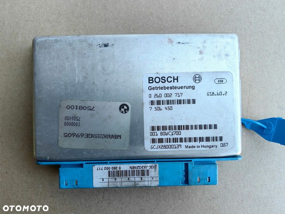 Komputer sterownik skrzyni BMW x5 e53 m62 4.4 5HP-24 7506450 0260002717