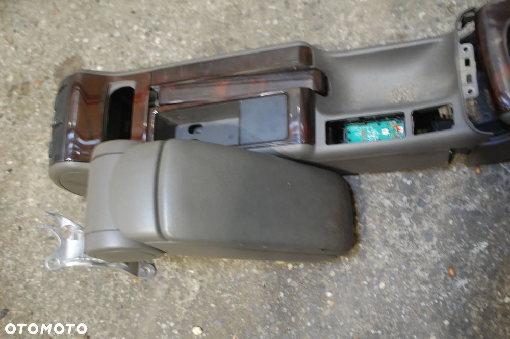 TUNEL ŚRODKOWY KOMPLETNY 2 DIN + PODŁOKIETNIK SKÓRA AUDI A6 C5 LIFT - 6