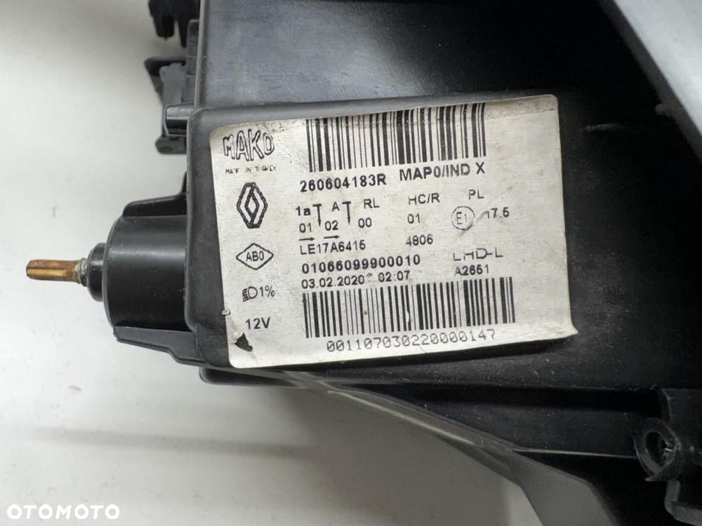 Przednia Lewa Lampa  Renault Clio 5 v  260604183R - 4
