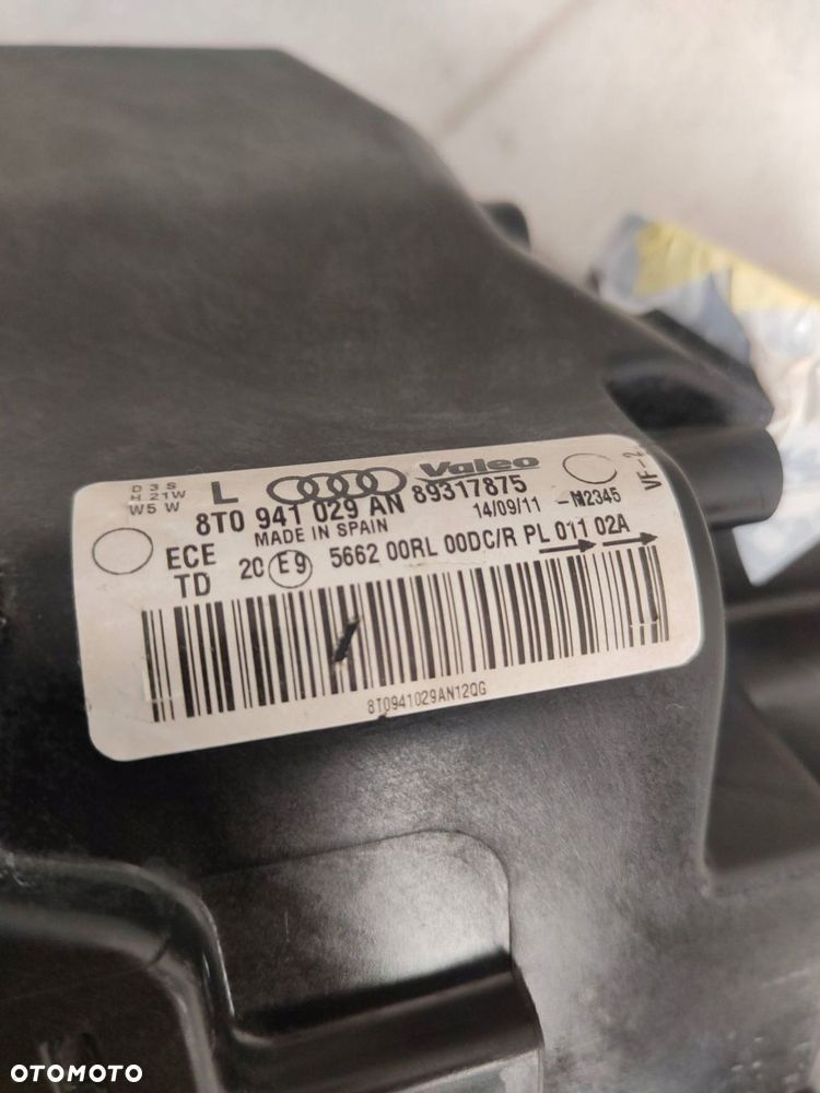 audi a5 8t xenon skrętny z led przód strona lewa 8t0941029an - 3