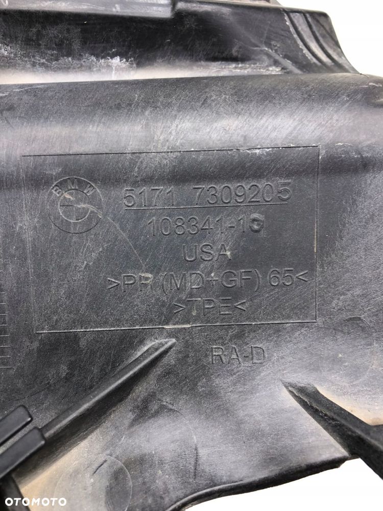 bmw f15 x5 osŁona Ściany grodziowej lewa 7309205 - 7