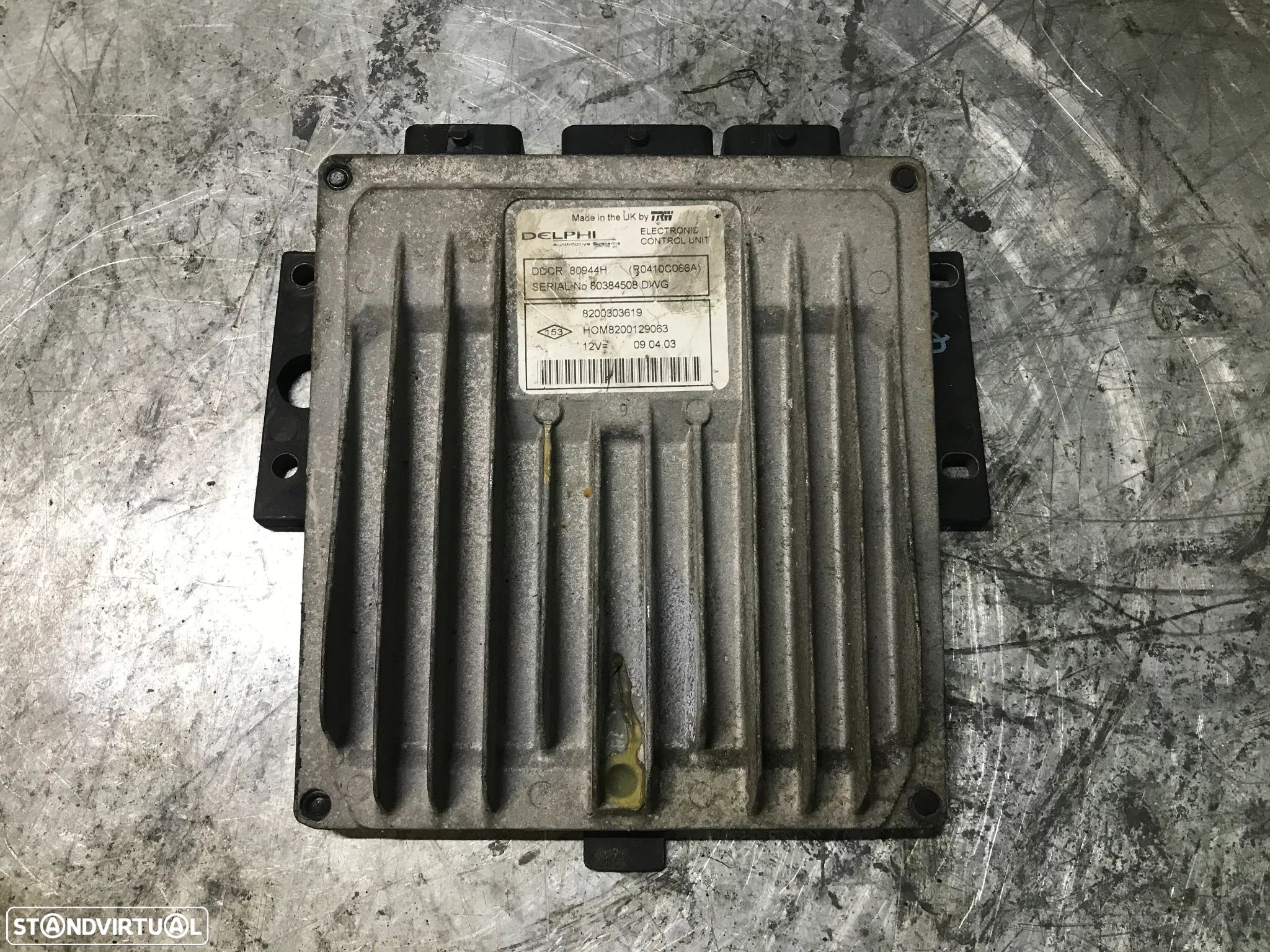 CENTRALINA DO MOTOR RENAULT CLIO II 8200303619 R0410C066A - 1