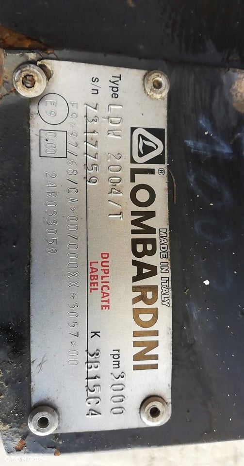 Silnik na części LOMBARDINI LDW 2004 /T 2204 , D 2046 , 61KW wał tłok wtryski wałek - 12