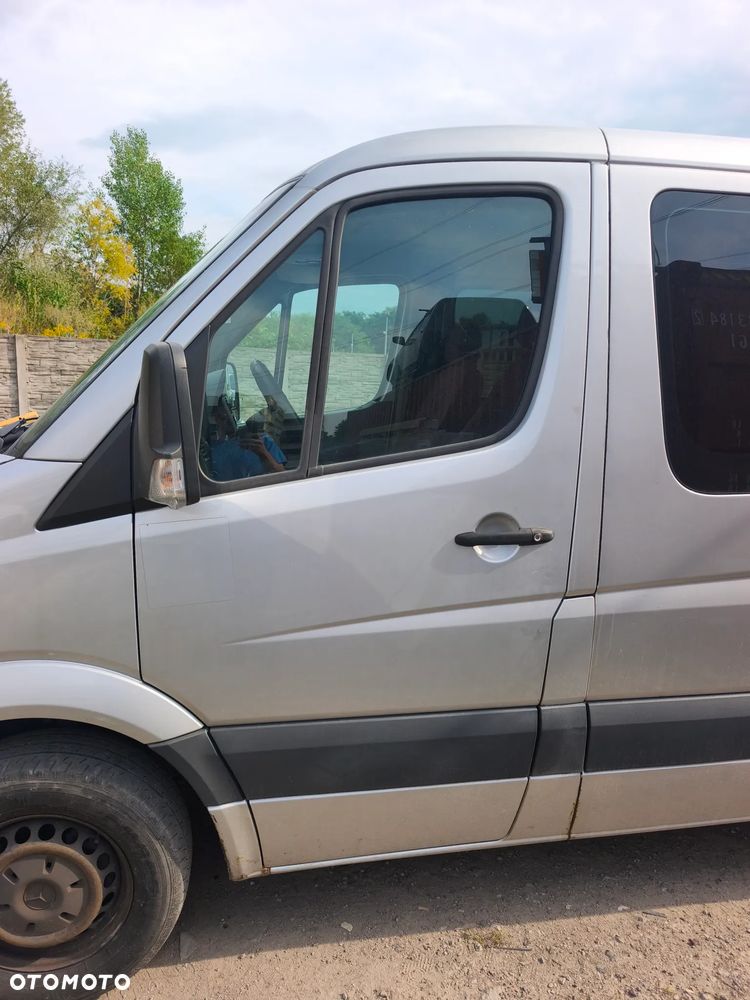 Drzwi lewy przód lewe Mercedes Sprinter w906 srebrne L766 silver metalic