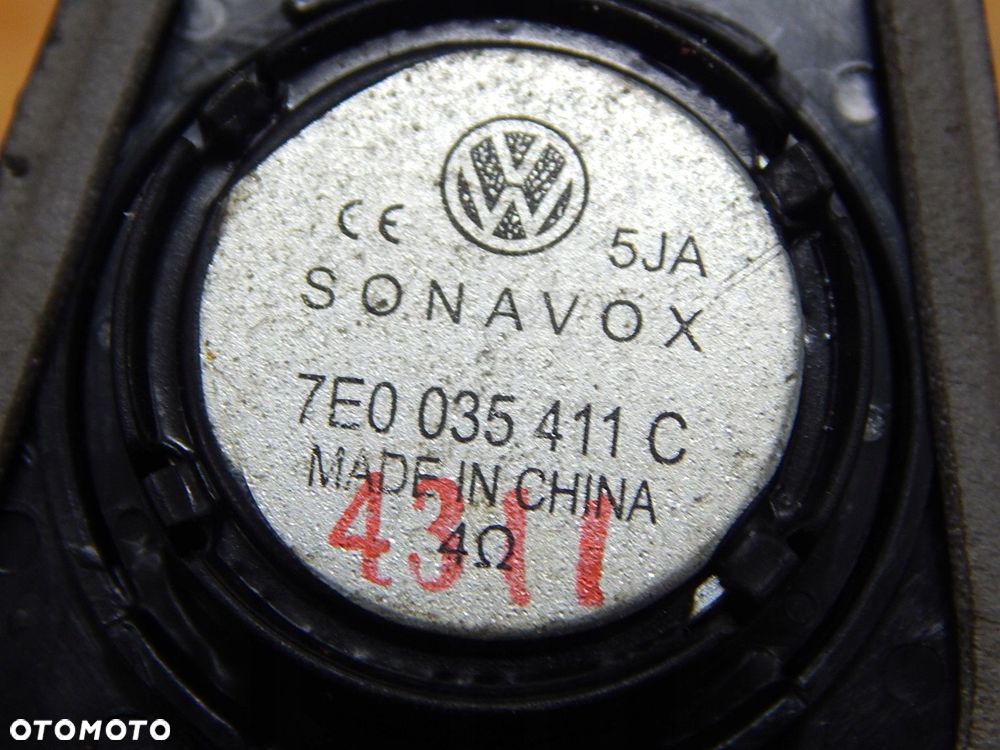 vw t5 lift głośnik konsoli lewy 7e0035411c - 2