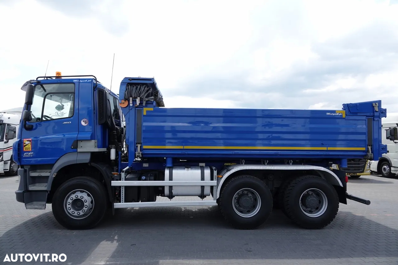 DAF CF 460 / 6x4 / BASCULANTE / HYDROBOARD / HYDROCLAP / EURO 6 / AN 2016 / PNEURI 100% / - 16