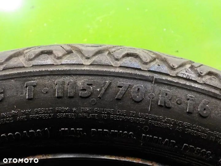 ASTRA J kolo dojazdowe 115/70/16 5x105 - 3