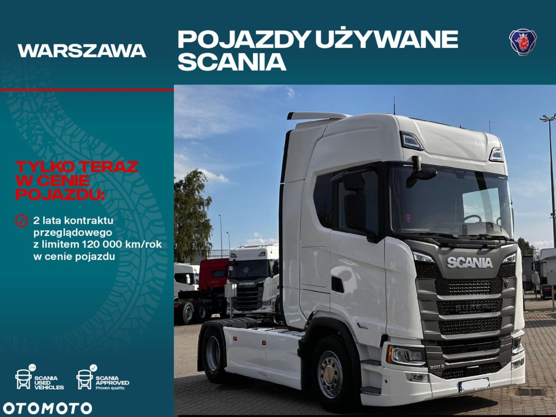 Scania Bogata Wersja,  Klima, Led, 4 Poduszki / Dealer Sc - 1