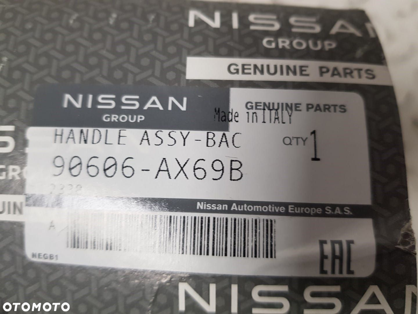 FABRYCZNIE NOWY ORYGINALNY PRZYCISK KLAMKA BAGAŻNIKA NISSAN MICRA 3 III K12  03-10 90606-AX69B - 7