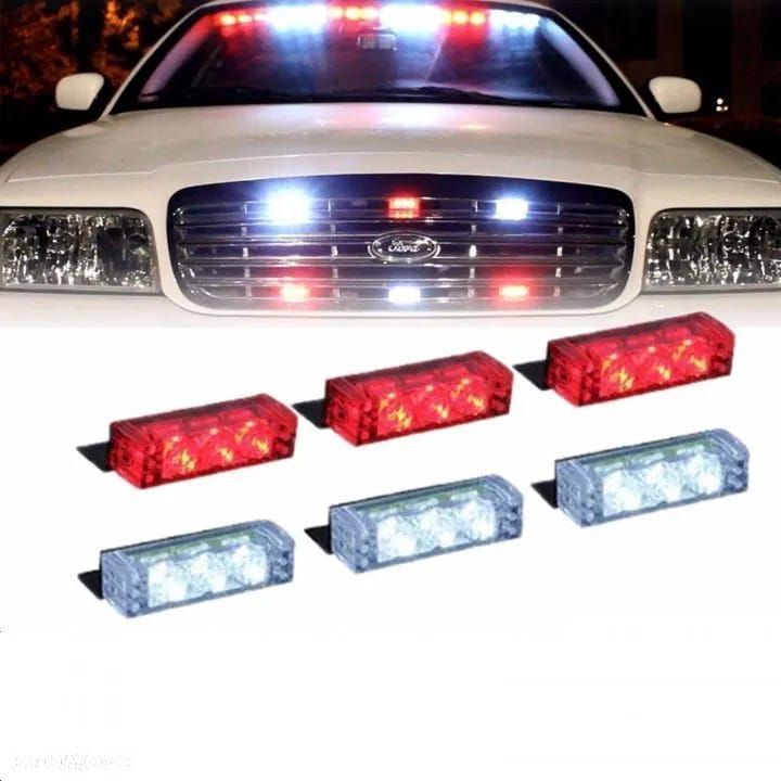 Światła Policyjne Strobo Ford Dodge Grill - 1