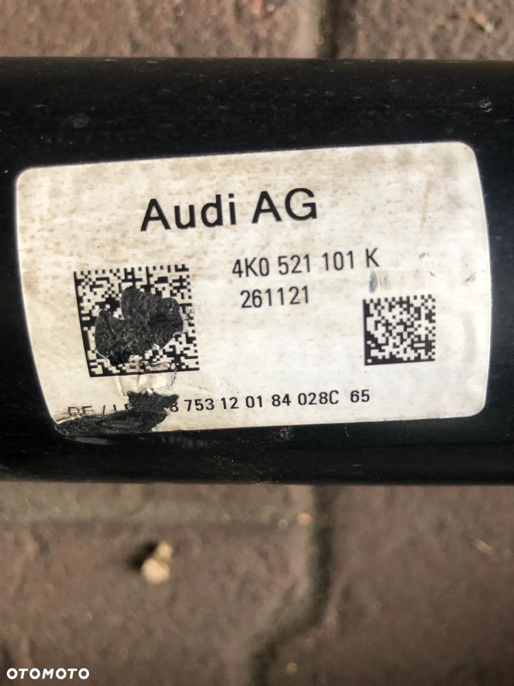 WAŁ NAPEDOWY AUDI RS7 RS6 A6 C8 4K0521101K   gwa!!! - 3