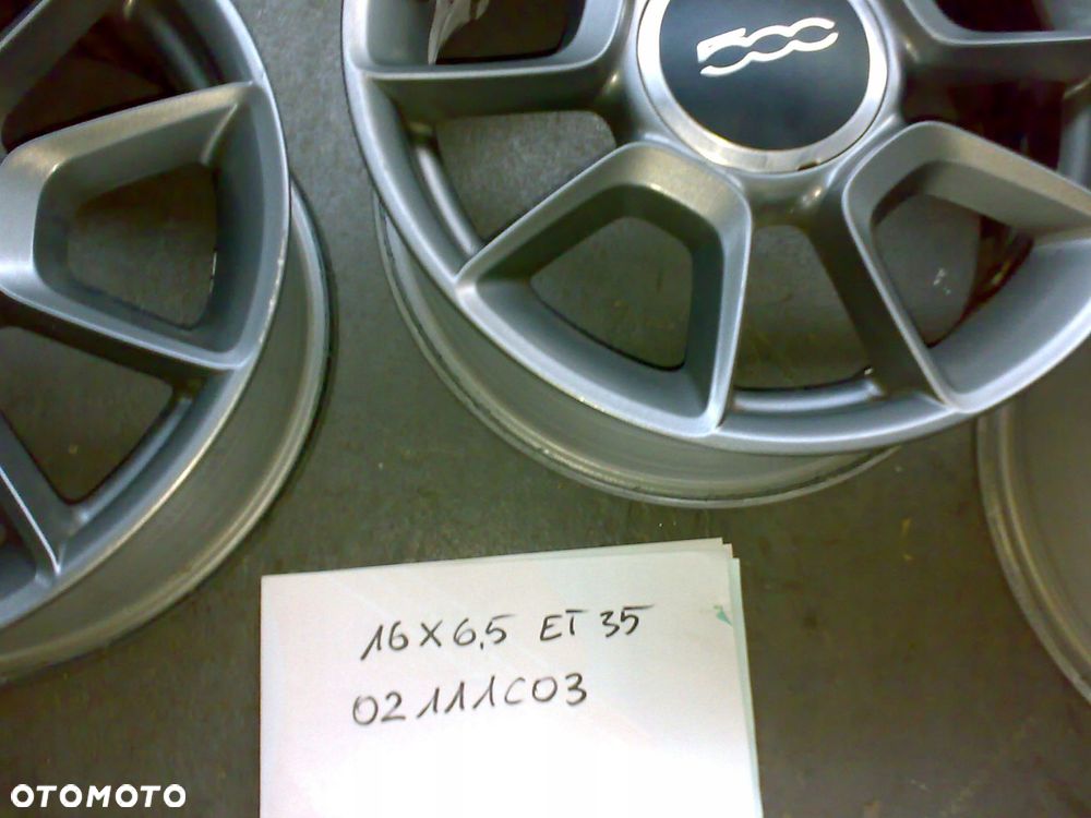 fiat 500 koło felga alu. 16'' felgi 3szt. - 4