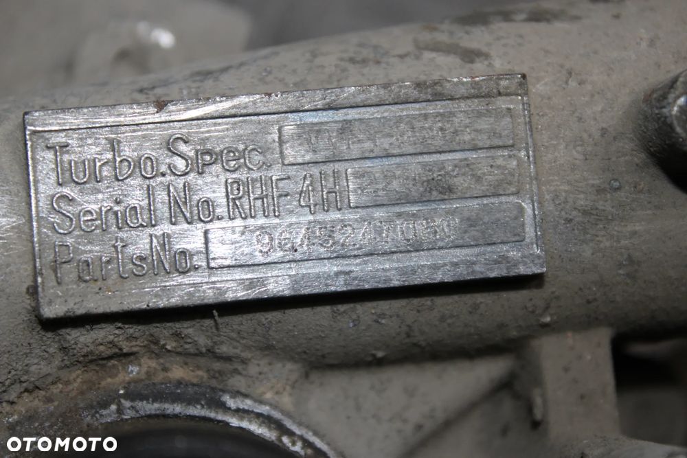 Turbosprężarka peugeot 2,0 HDI 9645247060 - 3