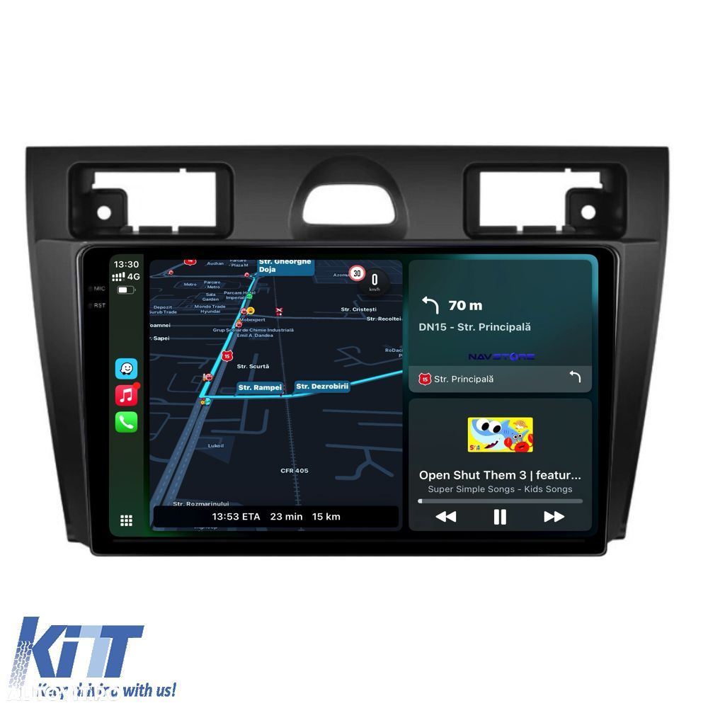 Navigatie Dedicata Ford Fiesta (2006-2011), 9Inch, 8Gb Ram, 256Gb Stoc - 2
