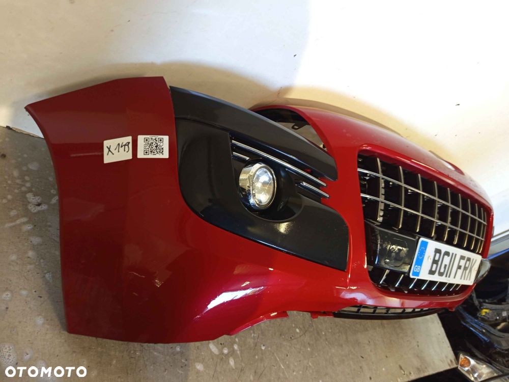 + ZDERZAK PRZÓD PRZEDNI PEUGEOT 3008 LKRD BORDO BORDOWY HALOGENY - 2