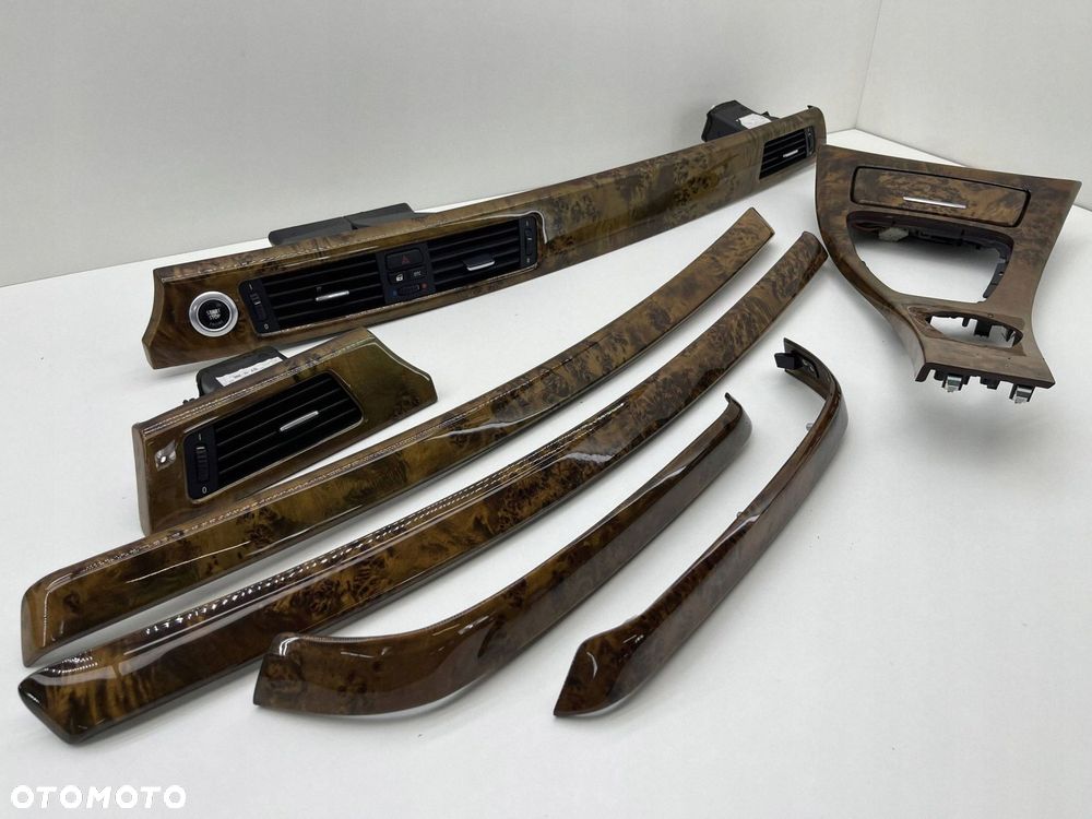 BMW 3 E90 LISTWY OZDOBNE DEKORY KRATKI KOMPLET POPLAR WOODGRAIN 6957498 - 1