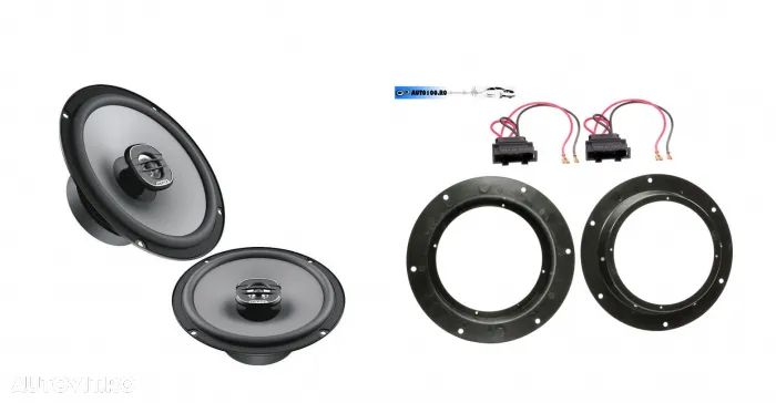 Difuzoare auto dedicate Skoda Octavia II, Hertz UNO X 165, 55W RMS, 4Ω, set 2 difuzoare - 1