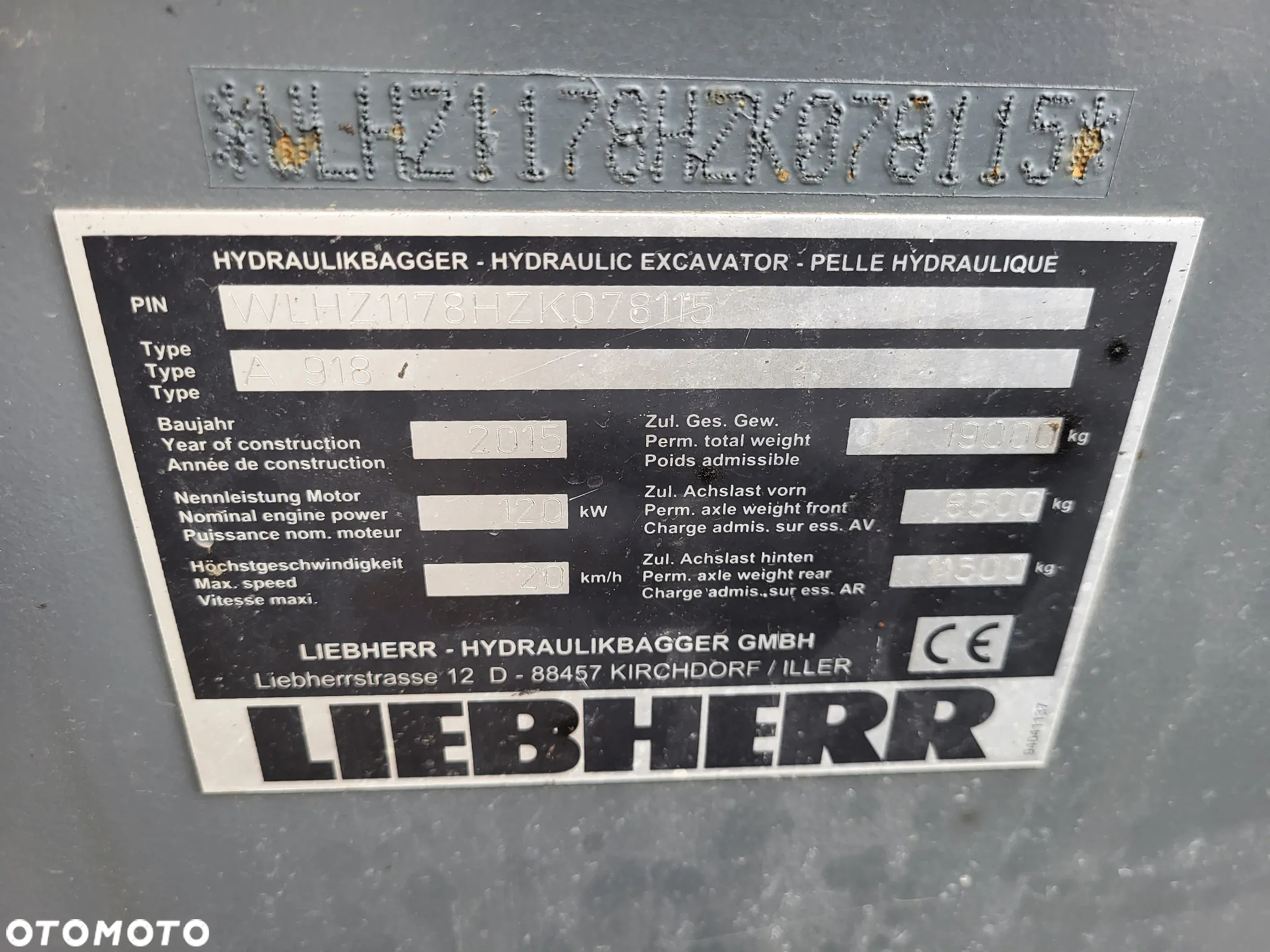 Liebherr A918 / z Niemiec / Stan idealny / - 8
