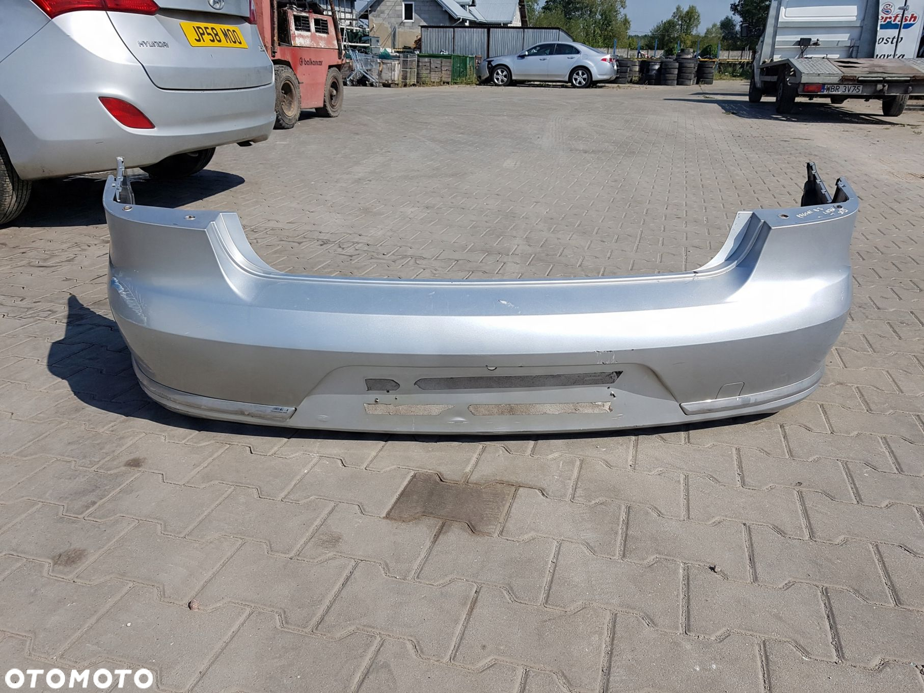 VW PASSAT B7 10-14r SEDAN ZDERZAK TYŁ TYLNY LA7W - 4