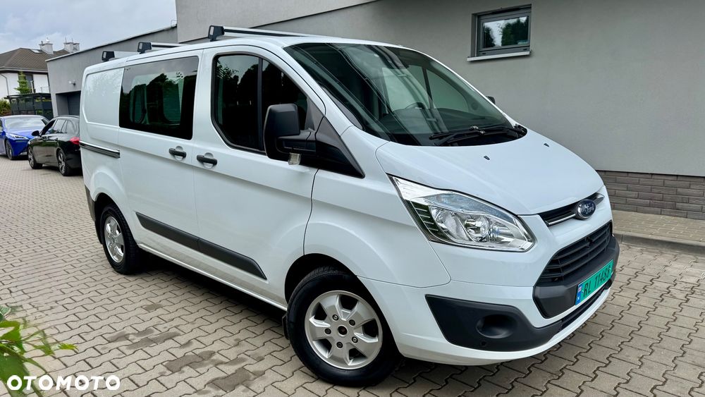 Ford Transit Custom L2H2 średni  xenon kamera idealny 2.0 TDCI blaszak krótki L1H2 VAT FV faktura 23% 3 miejsca / osobowy blaszak podwójne drzwi z obu stron - 12