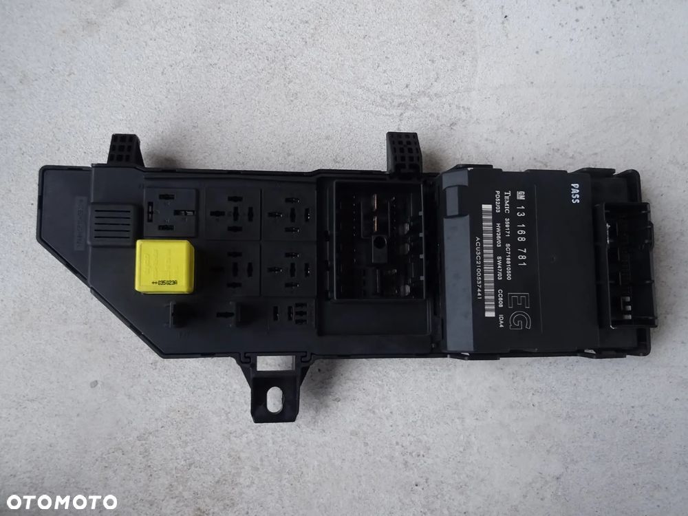 SKRZYNKA MODUŁ NADWOZIA BCM OPEL SIGNUM VECTRA C KB, EG + KOD PIN CARPASS - 2