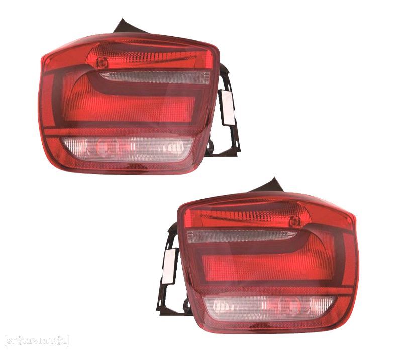 FAROLINS BMW F20 F21 10-14 BRANCO VERMELHO - 1