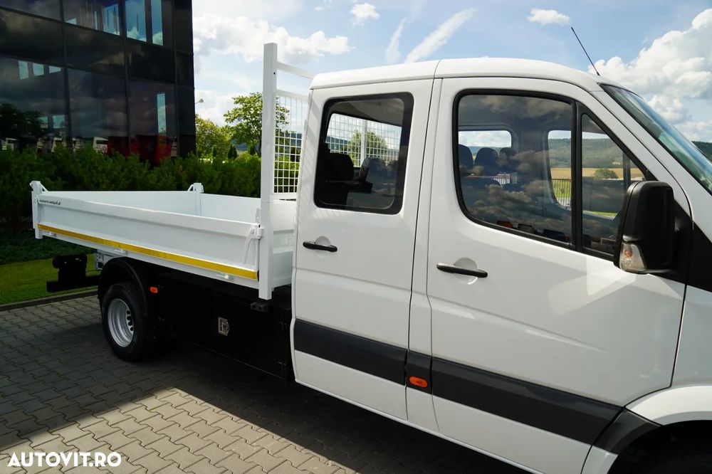 Mercedes-Benz SPRINTER 516 CDI / BASCULĂ DIN OȚEL - 3,5 M / CAMION BASCULĂ DIN OȚEL - 7 LOCURI / DOUĂ LOCURI / MANUALĂ / IMPORTATĂ - 19