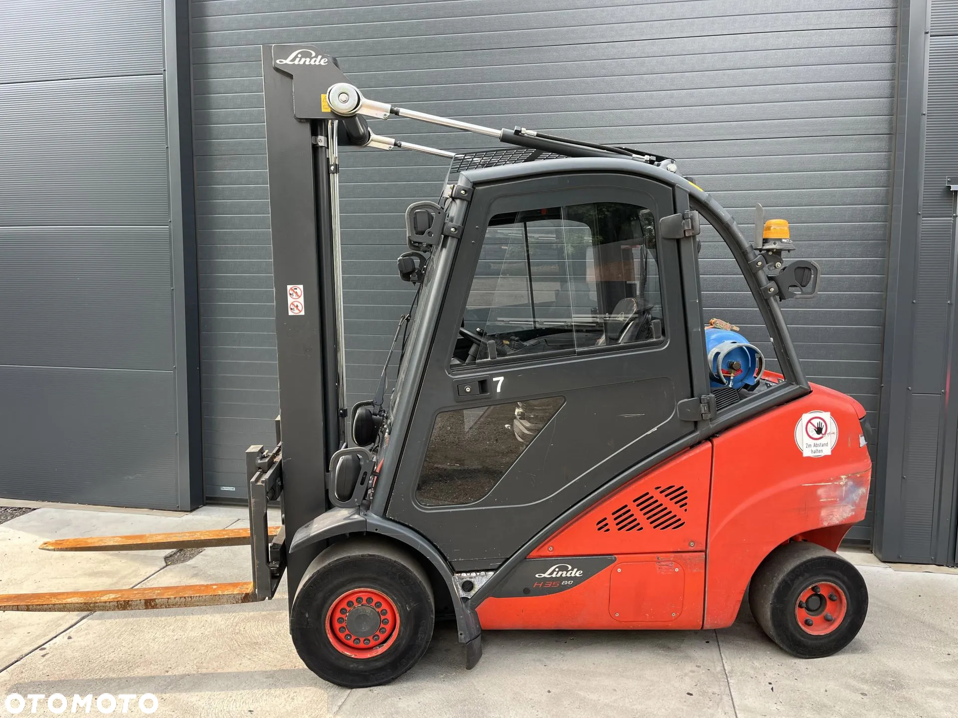 Linde H35-T Gaz LPG TRIPLEX kabina przesuw boczny  oświetlenie drogowe - 18
