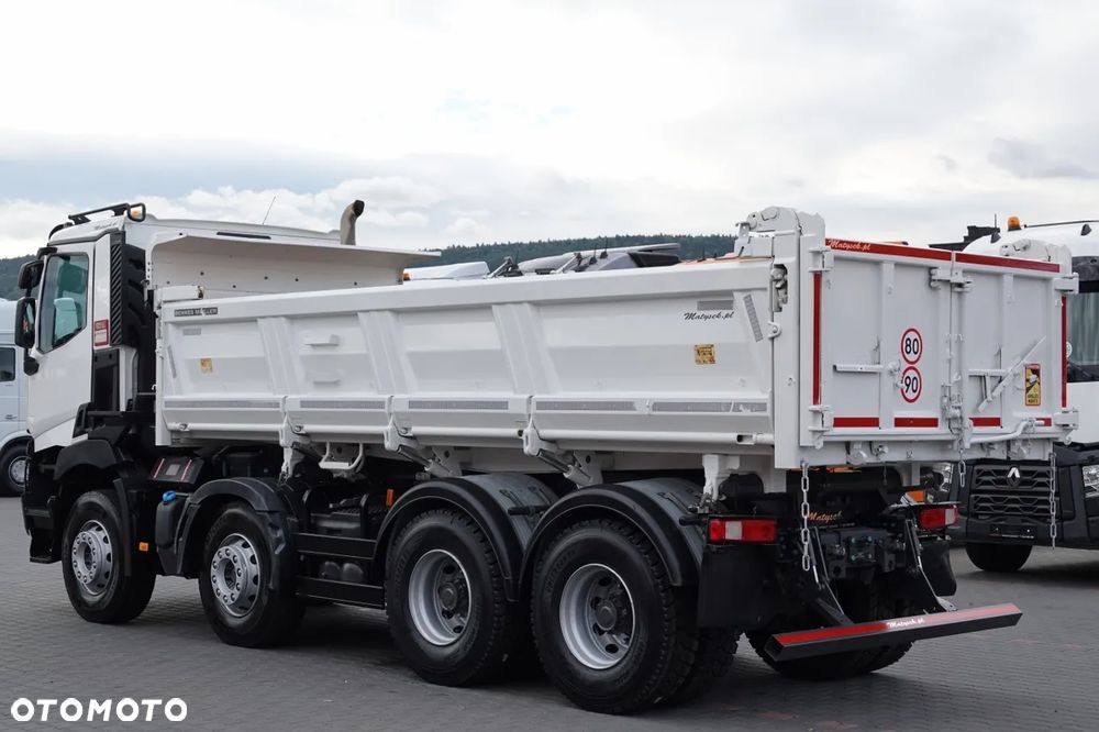 Renault C 460 / 8x4 / WYWROTKA / HYDROBURTA / BORDMATIC / EURO 6 / OPONY 100% / SPROWADZONY / PO KONTRAKCIE SERWISOWYM - 10