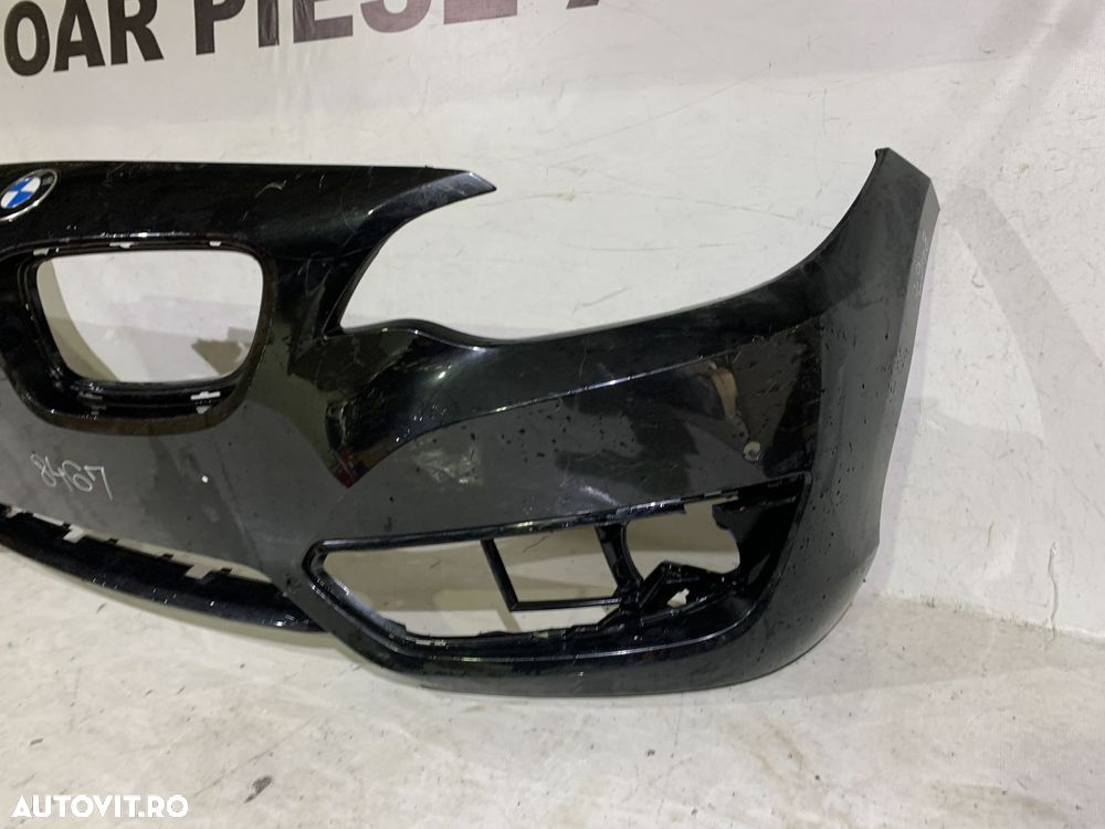 Bara fata BMW Seria 2, F22/F23, 2014, 2015, 2016, 2017, 2018, cod origine OE 51117293829, cu gauri pentru senzori de parcare (4). - 4