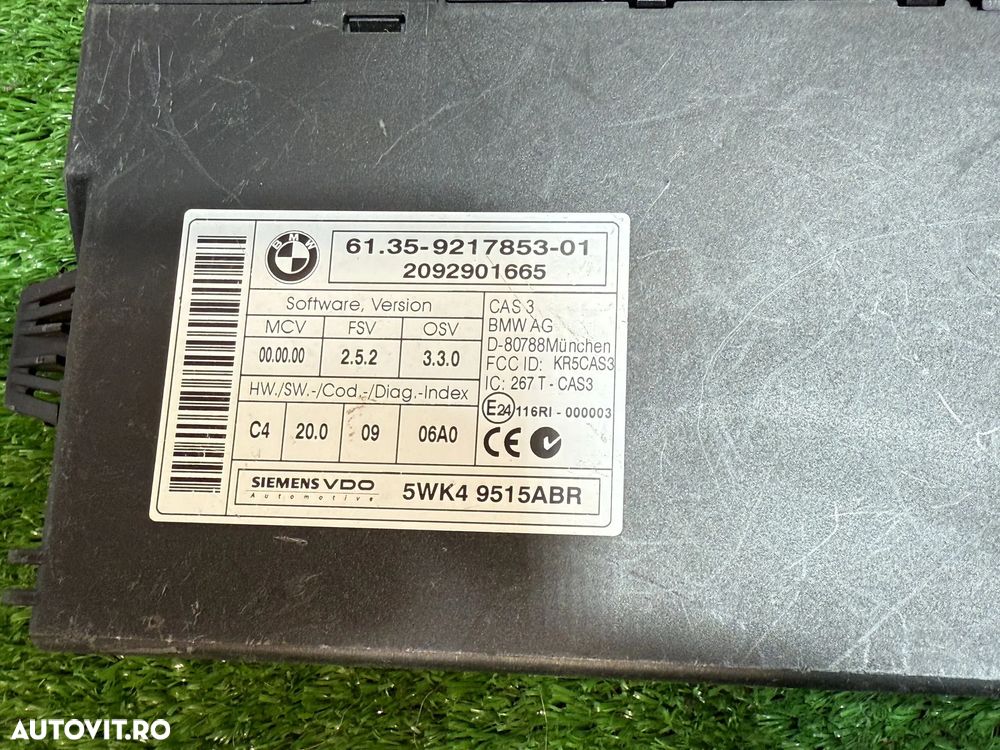 MODUL CALCULATOR CONFORT BMW SERIA 1 3 E87 E90 E91 2009 2010 2004-2013 / COD OEM 695472013 6135914722601 6135921785301 6135914722601 - 8