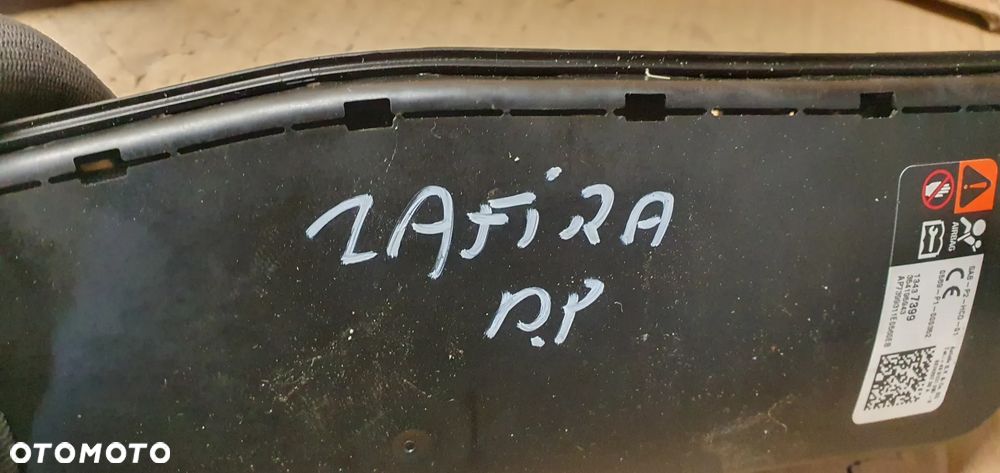 Poduszka fotela prawa pasażera AIRBAG Opel Zafira C 13437399 - 6