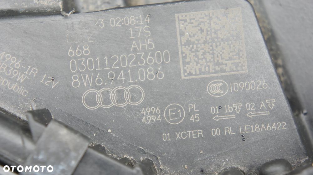 PRZEDNIA PRAWA LAMPA AUDI A5 LIFT LASER 8W6941086 - 11