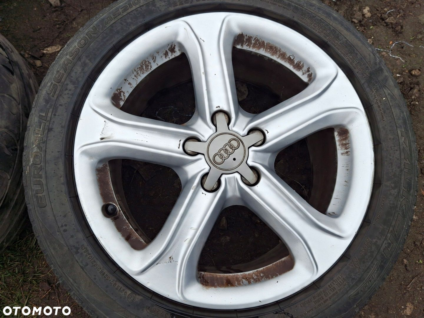 AUDI A4 B8 A5 8T KOŁA FELGI ALUMINIOWE 7,5x17 ET45 8K0601025BK - 2