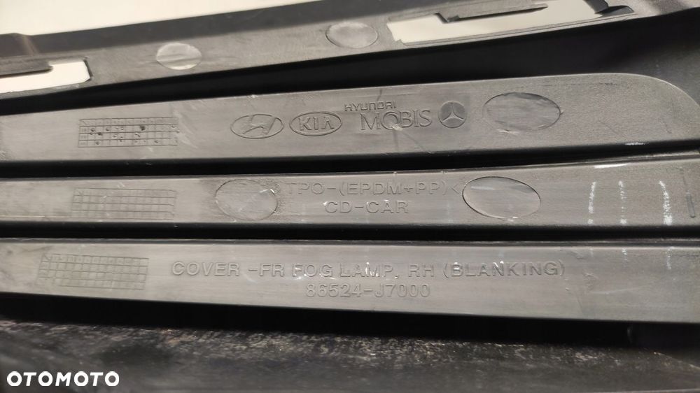 KIA CEED III KRATKA ZDERZAKA PRAWA PRZÓD ATRAPA OEM 86524-J7000 17- - 5