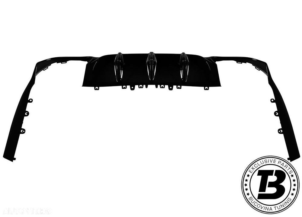 Difuzor Bara Spate cu Ornamente compatibil cu Mercedes E Class C238 E63 Design - 5