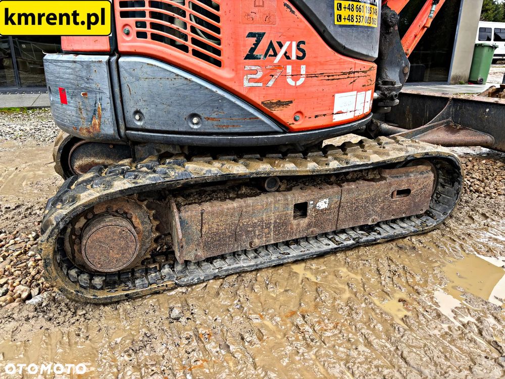 Hitachi ZX 27 U-2 MINI-KOPARKA 2009R. | JXB 8025 8030 CAT 302.5 302.4 KUBOTA U27 - 23