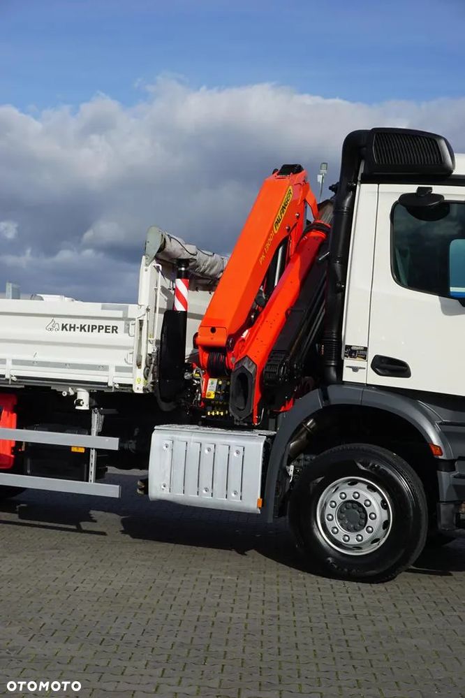 Mercedes-Benz / AROCS / 1843 / E 6 / WYWROTKA + HDS / ROTATOR / PALFINGER PK 13001 / WYSIĘG 17 M - 38