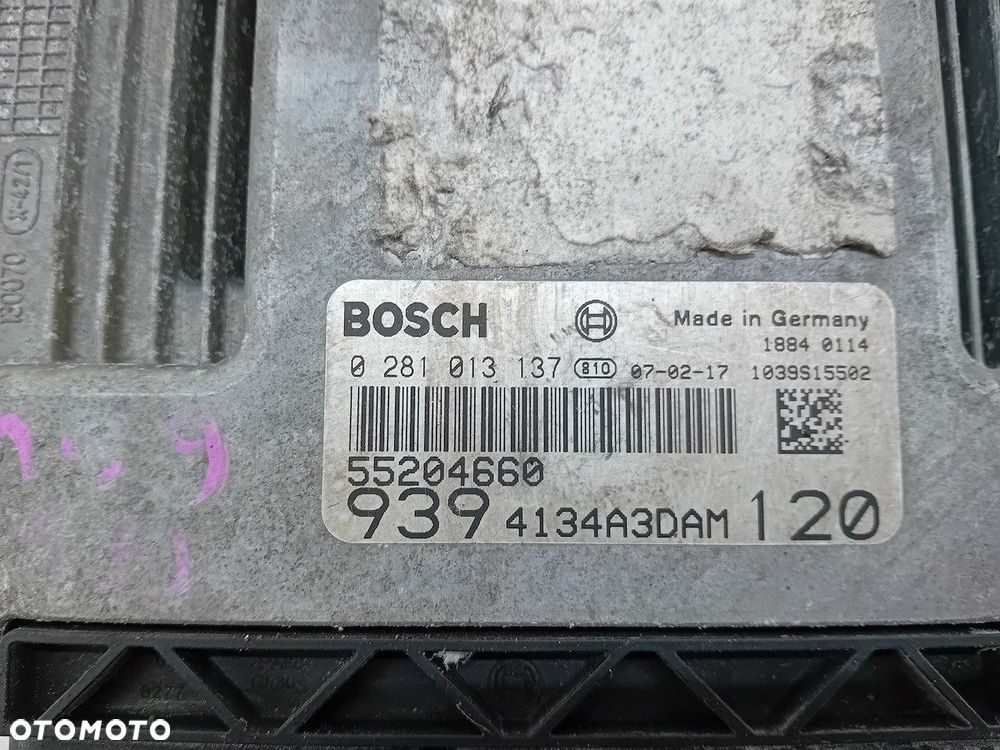 KOMPUTER, STEROWNIK ALFA ROMEO 159 55204660 0281013137 1.9 JTDm - 8