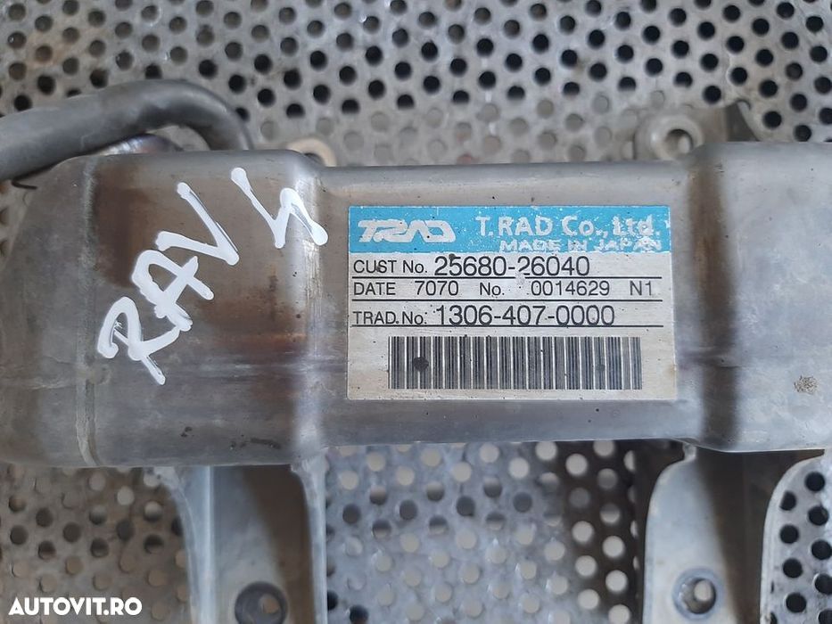 Racitor Gaze Egr Toyota Rav 4 2.2 Diesel An 2006-2012 Cod - Dezmembrez Toyota Rav 4 2.2 Di - 5